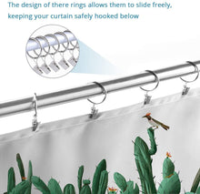 Cargar imagen en el visor de la galería, Anillos de Cortina, Ganchos Cortinas de Metal con Pinza, para Cocina baño Sala de Estar Anillas para Cortinas