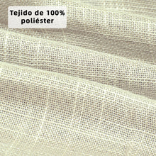 Cargar imagen en el visor de la galería, Cortinas de Salón Translúcidas, Lino, Modernas- Camel