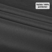 Cargar imagen en el visor de la galería, Cortinas Translúcidas de Salón 140x260cm, 2 Piezas- Negro