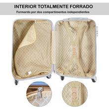 Cargar imagen en el visor de la galería, Maleta para equipaje de mano - Modelo liso - Azul claro