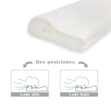 Cargar imagen en el visor de la galería, Almohada cervical viscoelástica - 70 x 33 cm
