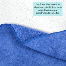 Cargar imagen en el visor de la galería, Bayetas de Microfibra para la Limpieza, Reutilizable 30x40cm- 24pcs
