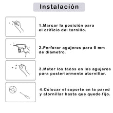 Cargar imagen en el visor de la galería, Barra de cortina de Ducha - Modelo L+U, Plata