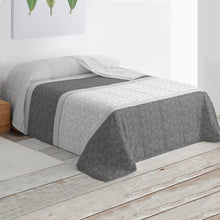 Cargar imagen en el visor de la galería, Edredón/Relleno Nórdico Estampado de Fibra Hueca 400 gr/m²- Flores Gris