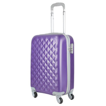 Cargar imagen en el visor de la galería, Maleta de estructura rígida - Modelo Cubo - Morado