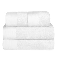 Cargar imagen en el visor de la galería, Juego de Toallas 100% Algodón de 500gsm.2Baño+2Manos, Blanco