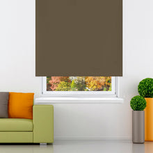 Cargar imagen en el visor de la galería, Estor enrollable opaco- Marrón