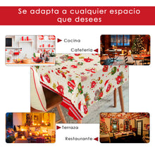 Cargar imagen en el visor de la galería, Mantel de Navidad Anti Manchas e Impermeable - Color E