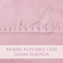 Cargar imagen en el visor de la galería, Juego Sábanas de Verano y Entretiempo 50% Algodón y 50% poliéster- Lunares Rosa