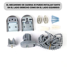 Cargar imagen en el visor de la galería, Estor Enrollable Translúcido Liso Gris