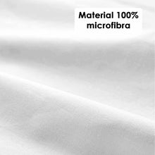 Cargar imagen en el visor de la galería, Sábana Bajera Ajustable 100% Poliéster, Elástica, Suave y Transpirable. Blanco