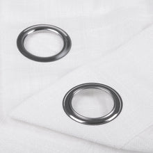 Cargar imagen en el visor de la galería, Cortinas de Salón Translúcidas, Lino, Modernas- Blanco