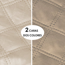 Cargar imagen en el visor de la galería, Funda de Sofá Reversible con Reposabrazos - Beige