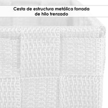 Cargar imagen en el visor de la galería, Pack de 3 Cajas de Almacenaje Decorativas- Blanco