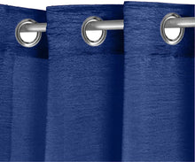 Cargar imagen en el visor de la galería, Cortinas modernas translucidas - Azul marino