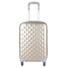 Cargar imagen en el visor de la galería, Maleta de estructura rígida - Modelo Cubo- Champange