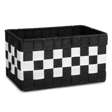Cargar imagen en el visor de la galería, Pack de 3 Cajas de Almacenaje Decorativas- Blanco-Negro