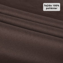 Cargar imagen en el visor de la galería, Cortinas Translúcidas de Salón 140x260cm, 2 Piezas- Marrón