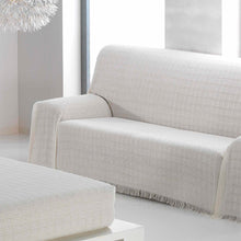 Cargar imagen en el visor de la galería, Colcha multiusos, plaid - Liso Beige