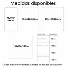 Cargar imagen en el visor de la galería, Funda de colchón rizo100% Algodón-Cama 90