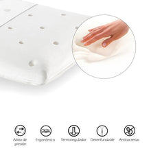 Cargar imagen en el visor de la galería, Almohada viscoelástica de cuna para bebés y niños