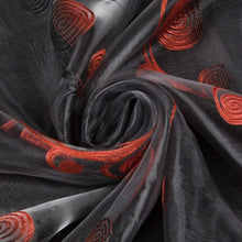 Cargar imagen en el visor de la galería, Cortinas Doble Visillos para Ventanas - 2 Piezas de 150x260cm (NEGRO)