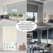 Cargar imagen en el visor de la galería, Estor enrollable opaco- Negro