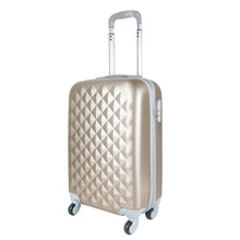 Cargar imagen en el visor de la galería, Maleta de estructura rígida - Modelo Cubo- Champange