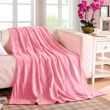 Cargar imagen en el visor de la galería, Manta Terciopelo Suave, Manta Coral- Rosa