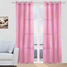 Cargar imagen en el visor de la galería, Cortinas modernas translucidas - Rosa