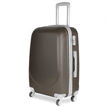 Cargar imagen en el visor de la galería, Maleta de estructura rígida - Mediana - Marrón