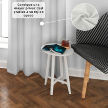 Cargar imagen en el visor de la galería, Cortinas Opacas, Blackout, Térmicas Aislantes del Frio y del Calor- Hueso