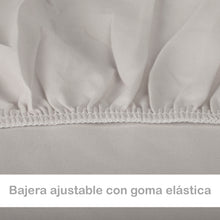 Cargar imagen en el visor de la galería, Juego de Funda Nórdica, 3 Piezas Cremallera Oculta - Espiral Beige