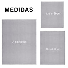 Cargar imagen en el visor de la galería, Manta Terciopelo Suave, Manta Coral- Gris Claro