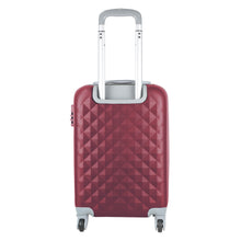 Cargar imagen en el visor de la galería, Maleta de estructura rígida - Modelo Cubo - Granate