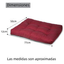 Cargar imagen en el visor de la galería, Cama de Mascota, Colchón o Colchoneta Reversible Estampada- Granate