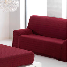 Cargar imagen en el visor de la galería, Colcha multiusos, plaid - Liso Granate