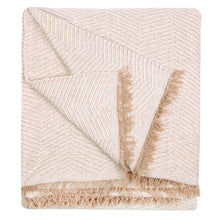 Cargar imagen en el visor de la galería, Colcha multiusos, plaid- Espiga Beige Camel