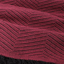 Cargar imagen en el visor de la galería, Colcha multiusos, plaid - Espiga Granate Negro