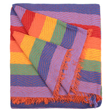 Cargar imagen en el visor de la galería, Colcha multiusos, plaid- Espiga Arcoiris