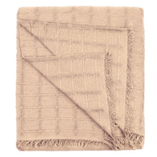 Cargar imagen en el visor de la galería, Colcha multiusos, plaid - Liso Camel