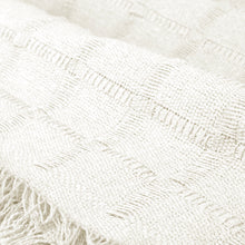 Cargar imagen en el visor de la galería, Colcha multiusos, plaid - Liso Beige