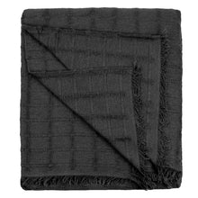 Cargar imagen en el visor de la galería, Colcha multiusos, plaid - Liso Negro