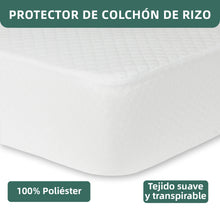 Cargar imagen en el visor de la galería, Protector de colchón de Rizo 100% Poliéster-Cama 150