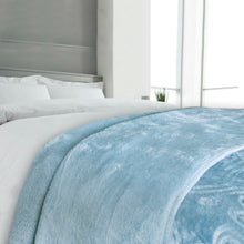 Cargar imagen en el visor de la galería, Manta Gruesa Reversible 180x230 cm para Sofá o Cama- Azul
