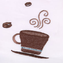 Cargar imagen en el visor de la galería, Cortinas de Cocina 140x140cm Translucidas 2 pc- Capuchino
