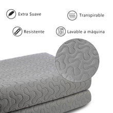 Cargar imagen en el visor de la galería, Colcha Bouti Rombos para Verano y Primavera- Grisáceo
