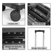 Cargar imagen en el visor de la galería, Maleta de Cabina con Ruedas para Viaje de Negocios, Piloto- Gris Oscuro
