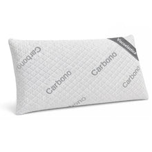 Cargar imagen en el visor de la galería, Almohada Viscoelástica de Carbono Perforado, Indeformable y Ergonómica- 75 cm
