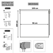 Cargar imagen en el visor de la galería, Estor Enrollable Translúcido Liso Verde
